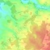 Topografische kaart Malvrain, hoogte, reliëf