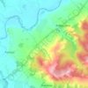 Topografische kaart Maga Dolna, hoogte, reliëf
