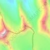 Topografische kaart Mount Robertson, hoogte, reliëf