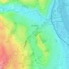 Topografische kaart La Sarra, hoogte, reliëf