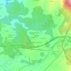 Topografische kaart A Reborica, hoogte, reliëf