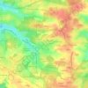 Topografische kaart Guignan, hoogte, reliëf