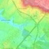 Topografische kaart Les Moulinaux, hoogte, reliëf
