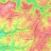Topografische kaart Höhscheid, hoogte, reliëf