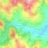 Topografische kaart Caminata, hoogte, reliëf