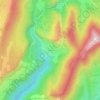 Topografische kaart Ansage, hoogte, reliëf