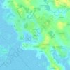 Topografische kaart La Ratelais, hoogte, reliëf