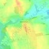 Topografische kaart Waterford, hoogte, reliëf