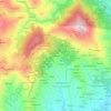 Topografische kaart Mornengo, hoogte, reliëf