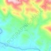 Topografische kaart San Benito, hoogte, reliëf