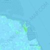 Topografische kaart Perkpolder, hoogte, reliëf