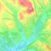 Topografische kaart La Fayance, hoogte, reliëf