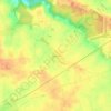 Topografische kaart Senainville, hoogte, reliëf