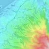 Topografische kaart Lotissement Puurai, hoogte, reliëf