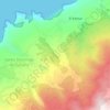 Topografische kaart El Jaral, hoogte, reliëf