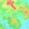 Topografische kaart Mussy l'Évêque, hoogte, reliëf