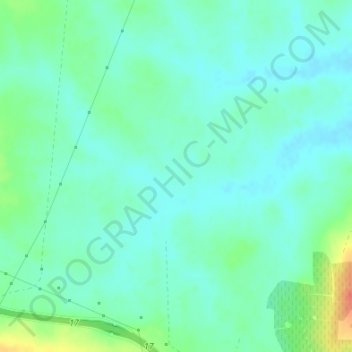 Topografische kaart Montana, hoogte, reliëf