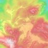 Topografische kaart I Prati, hoogte, reliëf
