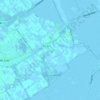 Topografische kaart Oostbuurt, hoogte, reliëf