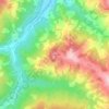 Topografische kaart Montespecchio, hoogte, reliëf