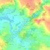 Topografische kaart Haute Rive, hoogte, reliëf