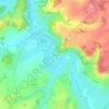 Topografische kaart Pancy, hoogte, reliëf