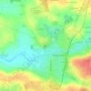 Topografische kaart Béré, hoogte, reliëf