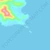 Topografische kaart Koukou, hoogte, reliëf