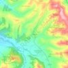 Topografische kaart Vascigliano, hoogte, reliëf
