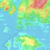 Topografische kaart Frivoll, hoogte, reliëf