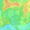 Topografische kaart Les Petits Gimonets, hoogte, reliëf