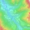 Topografische kaart Raossi, hoogte, reliëf