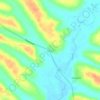 Topografische kaart Dépa, hoogte, reliëf