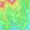 Topografische kaart West Jewett, hoogte, reliëf