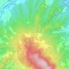 Topografische kaart Tassaia, hoogte, reliëf