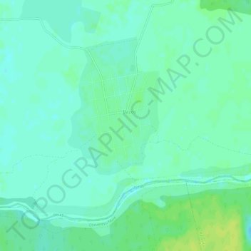 Topografische kaart Banat, hoogte, reliëf