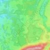 Topografische kaart Wies, hoogte, reliëf