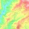 Topografische kaart Abitureira, hoogte, reliëf
