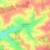 Topografische kaart Langenleuba-Oberhain, hoogte, reliëf