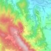 Topografische kaart Altrocanto, hoogte, reliëf