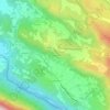 Topografische kaart Frascara, hoogte, reliëf
