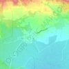Topografische kaart La Cayla, hoogte, reliëf