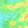 Topografische kaart La Chaize, hoogte, reliëf