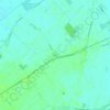 Topografische kaart I Casoni, hoogte, reliëf