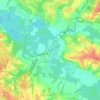 Topografische kaart Sables, hoogte, reliëf