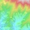 Topografische kaart Iano, hoogte, reliëf