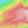 Topografische kaart Trivigno, hoogte, reliëf