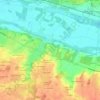 Topografische kaart Le Bastereau, hoogte, reliëf