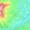 Topografische kaart Messimy, hoogte, reliëf