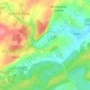 Topografische kaart Basse-Parthe, hoogte, reliëf